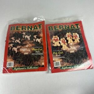 Bernat Stephanie's Collection Christmas Pre-Cut Felt Ornaments Crafts